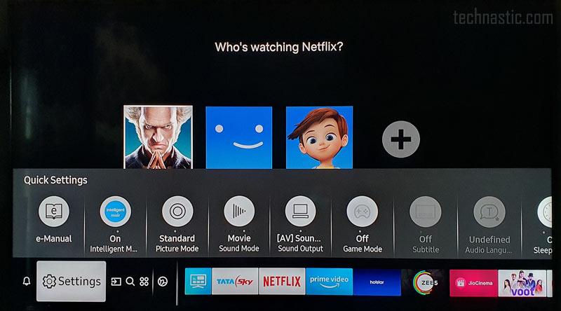 How to fix the dark picture on Netflix on a Samsung TV? 